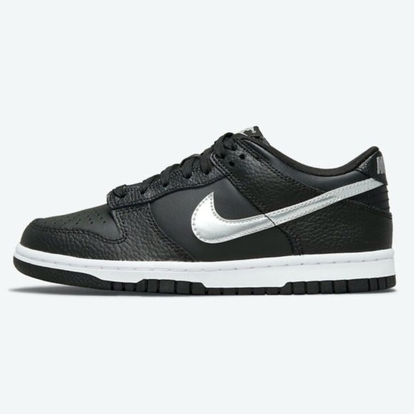 🖤[NEW] NIKE DUNK LOW NBA 75TH ANNIVERSARY SPURS GRADE SCHOOL SIZE 7Y SNEAKERS🖤 - Picture 2 of 15